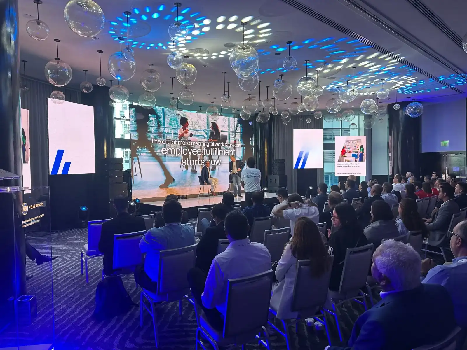 Corporate video production at a South Florida conference by Full Moon Creative